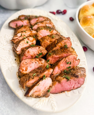 Apple Cider Glazed Pork Tenderloin