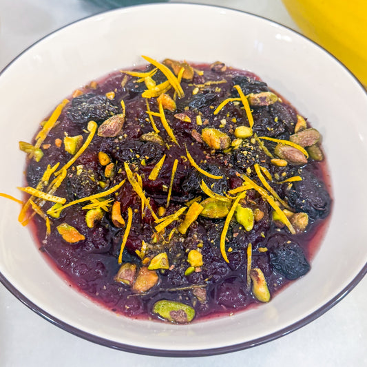 Orange Cherry & Pistachio Cranberry Sauce