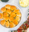 Parker House Rolls with Whipped Sea Salt Butter