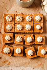Pumpkin Cheesecake Bars with Biscoff Crust