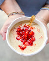 Creole Cream Cheese &amp; Strawberry Overnight Oats