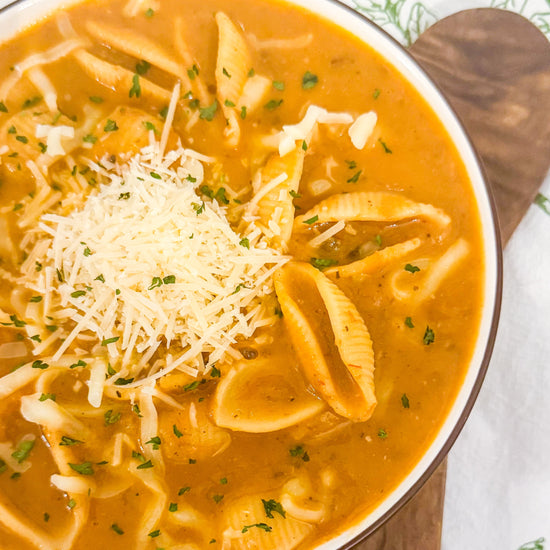 Frozen Tuscan Unstuffed Shells Soup