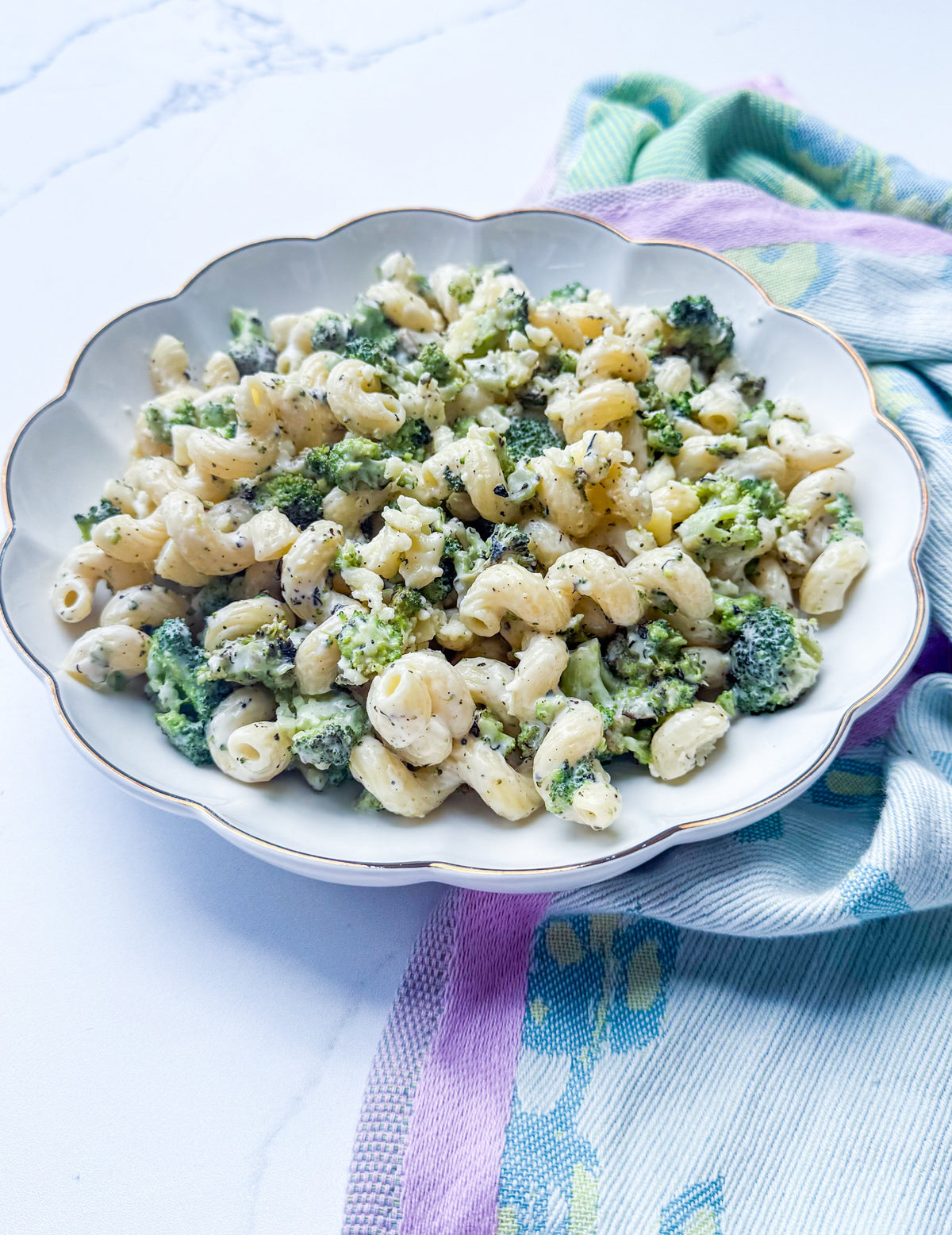 Three Cheese Broccoli Mac