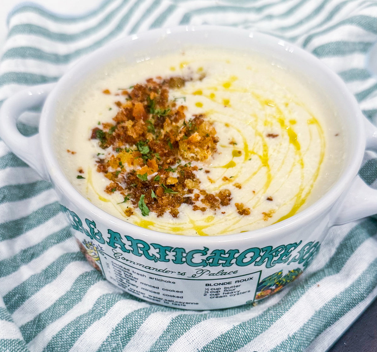 Frozen Stuffed Artichoke Soup